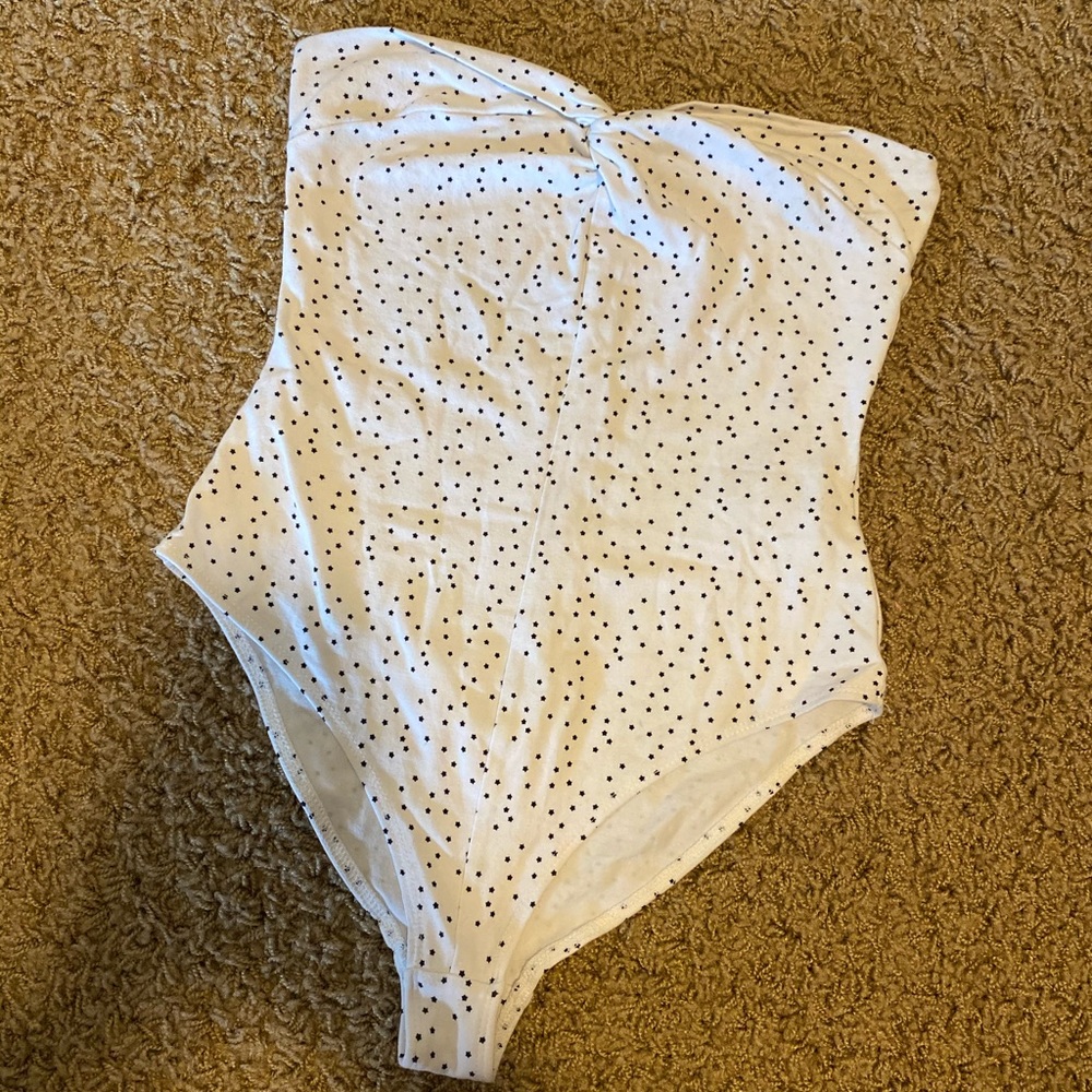 Forever21 Star Strapless Bodysuit S